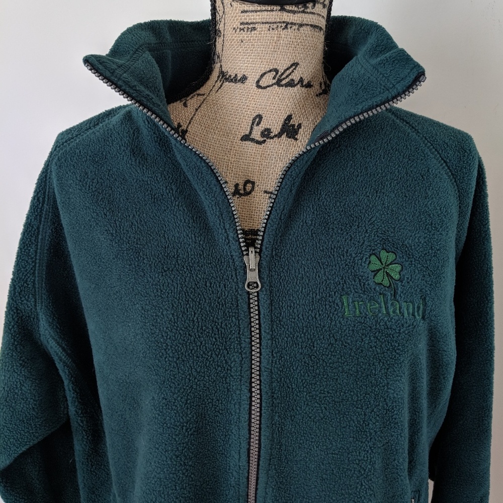 Jacket Ireland hunter green pockets size large
